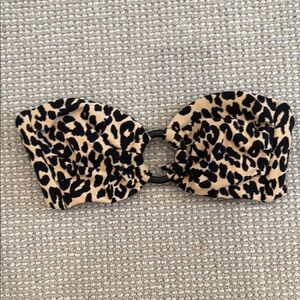Montce Leopard Print Bandeau Top M